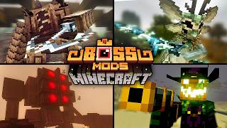 Top 10 Mods That Add Bosses To Minecraft Part 3  1201  121x [upl. by Airreis70]