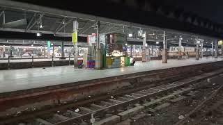 Howrah Railway Station Night View howrah train 🚂🚋🚃🚋🚃🚋🚃 [upl. by Selin]