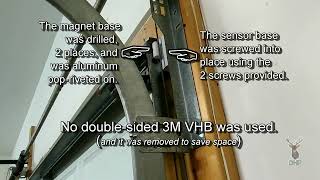 S12aE4  How To Install a Wireless Door Sensor on a Garage Door [upl. by Renwick936]