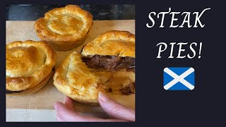 Scottish Steak pies  Easy meat pie recipe [upl. by Grondin]