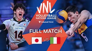 🇯🇵 JPN vs 🇮🇹 ITA  Full Match  Mens VNL 2022 [upl. by Hendrika]