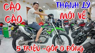 THANH LÝ MOTOR KAWSAKI Z1000 HONDA CB650R CBR150 R15V3 GSX BANIDT XSR 155 GZ150 YAMAHA KLX SỐC 5 TR [upl. by Ardnyk891]