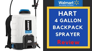 Hart 4 Gallon Backpack Battery Sprayer Review  Hart Tools [upl. by Key183]