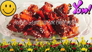 HOW TO COOK SWEET AND SOUR CHICKEN [upl. by Salene]