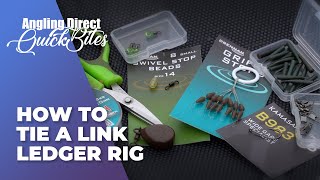 AD Quickbite – How To Tie A Link Ledger Rig For Chub Fishing [upl. by Enelav]