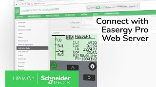 Easergy P3  Connect and set up with Easergy Pro Web Server [upl. by Bilski739]