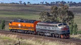 Australian Diesels B61 and CLP10 to Cootamundra [upl. by Deron]