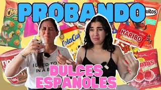 PROBANDO DULCES ESPAÑOLES 🍭🍬 PIPAS con CÁSCARA 🤮🤢 [upl. by Asyar]