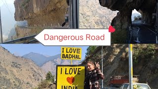 Traveling from Rampur Bushahr to kinnaur  World most dangerous Road  😨dangrousroads travelvlog [upl. by Leanard]