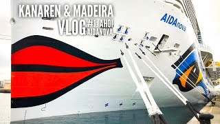 AIDA Vlog 1 Kanaren amp Madeira mit AIDAnova  Wir erkunden das Schiff [upl. by Oiludbo]