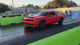 Dodge Demon 170 launch with wheels in the air [upl. by Er]