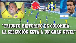 ASI REACCIONÓ LA PRENSA MUNDIAL AL TRIUNFO DE COLOMBIA vs BRASIL 21 y DOBLETE DE DIAZ [upl. by Lilian16]