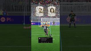 FC 24  Zidane vs Pirlo Freekick Challenge shorts eafc24 freekick football [upl. by Polloch]