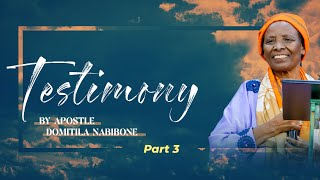 REPENTANCE BRINGS REFRESHMENT  Testimony  Part 3  Apostle Domitila NABIBONE [upl. by Eniale]