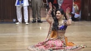 New Indian Wedding Dance 2017  Beautiful Bride with Family Dance Performance [upl. by Umeko]