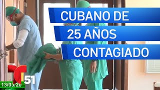 Cubano de 25 años entre los contagiados en Cuba [upl. by Alesig]