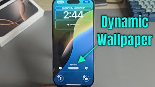 iPhone 16ProMax How to add dynamic wallpaper [upl. by Harper581]