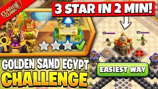 How to 3 Star Golden Sand and 3Starry Nights Challenge in Clash of Clans  Coc New Event Attack [upl. by Ajiam207]