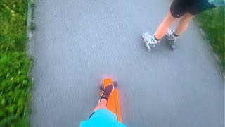 Work evening longboard ride  POV 1572024 4K [upl. by Bob]