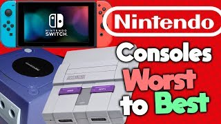 Ranking Every Nintendo Console [upl. by Noiwtna]