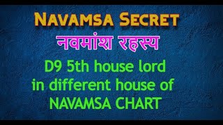 D9 5th house lord in different houses of Navamsa chart hindi Vedic astrology [upl. by Waynant]