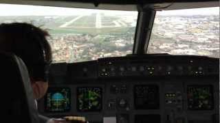 cockpit view A320 landing at MRS [upl. by Isle849]