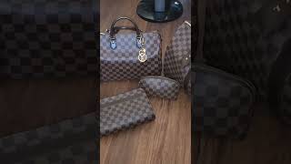 LV Damier Ebene Collection lv glorilla challenge fashion luxurybrand greenscreen [upl. by Nnoved]