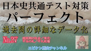 【頻出用語で学ぶ日本史共通テスト対策パーフェクト №27 院政期の社会／保元・平治の乱／平氏政権】 [upl. by Gustafson244]