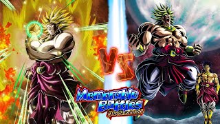 LR TEQ Broly VS Legendary SSj Broly Memorable Battle Movie  Dokkan World Tour at 55 [upl. by Arraeic]