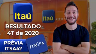 ITUB4  Itaú Resultado 4T 2020  Prévia do Resultado da Itaúsa ITSA4 [upl. by Hyams]