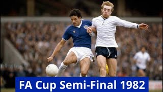 Leicester City 02 Tottenham Hotspur  FA Cup Semi Final 198182 [upl. by Ecnarf]