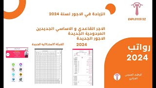 employerdz الزيادة في الاجور 2024 الراتب و المردودية الجديدتين [upl. by Anirbus191]