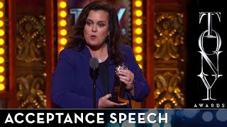 2014 Tony Awards  Rosie ODonnell  Isabelle Stevenson Award [upl. by Nuzzi]