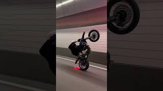 ❤️‍🔥ig lundsm wheelie supermoto [upl. by Ytnom]