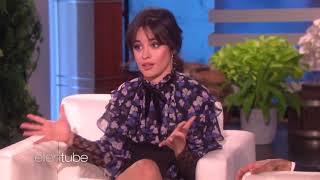 things you didnt notice in Camila Cabello and Ellen DeGeneres interview [upl. by Damarra483]