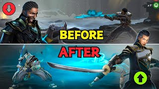 Finally BOOM  😨 Full Comparison of The latest Balance patch update  Shadow Fight 4 Arena [upl. by Melac]