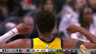 Reacting To Pacers vs Pistons Full Game Highlights [upl. by Atinrahc]