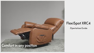 TutorialHow To Operate Your FlexiSpot Manual Swivel Rocker Recliner XRC4 [upl. by Hemminger]