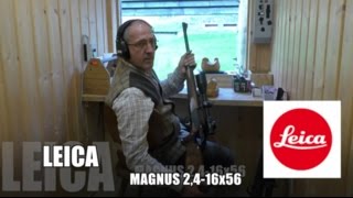 Zeroing a Blaser R8 with Leica Magnus 2416x56 [upl. by Utham]