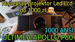 Test projektora Led Lcd Ultimea apollo P60 FHD 1080p 1000ansi [upl. by Modeste]