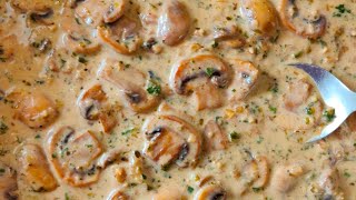 Creamy Mushroom Sauce Recipe [upl. by Evanthe]