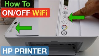 How To Turn On WiFi on HP Printer [upl. by Niuqauj]