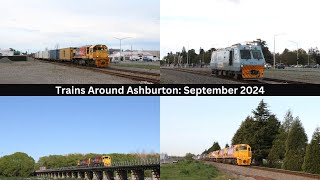 Trains around Ashburton September 2024 [upl. by Anyel]