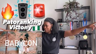 Patoranking  BABYLON FeatVictony Official Music Video Reaction Video  Chris Hoza [upl. by Park]