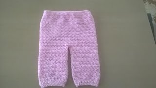 Pantalón de Bebé en crochet o ganchillo [upl. by Chenay]