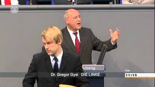 Gregor Gysi DIE LINKE Ohne DIE LINKE im Bundestag würde die Demokratie verarmen [upl. by Giselbert]