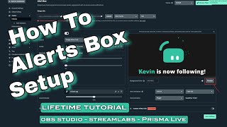 How to setup Alerts In Streamlabs Complete Guide For Live Streamers [upl. by Anoirtac625]