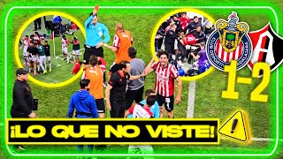 ⚠️ Se brincó la afición Pleito y Reacción de jugadores en el Chivas vs Atlas del PlayIn [upl. by Valaria]