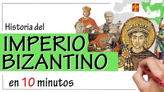 Historia del IMPERIO BIZANTINO  Resumen  Origen auge y decadencia [upl. by Anthe]