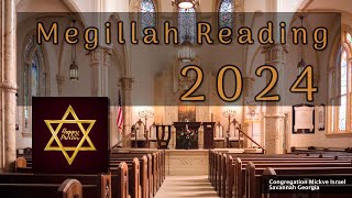 CMI Purim Megillah Reading  Live March 24 2024 [upl. by Primrosa]